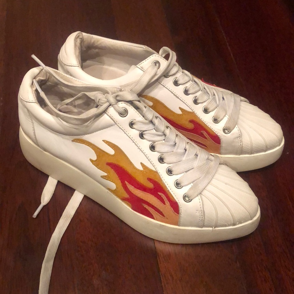Jeffrey Campbell fire platform sneakers